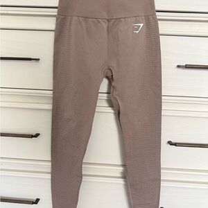 Gymshark Mauve Seamless Leggings with Perforated Panels